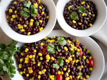 Heather's Cilantro, Black Bean, and Corn Salsa
