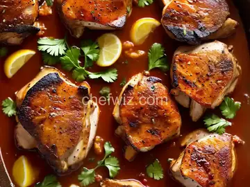 Heirloom Garlic Clove Chicken Thighs