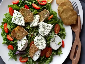 Herb Coated Goat Cheese