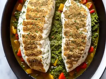 Herb Crusted Halibut