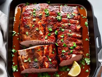 Herb, Garlic and Bacon Pork Loin