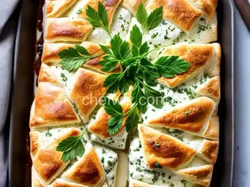 Herbed Brie in Puff Pastry