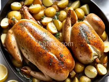 Herbed Faux-tisserie Chicken and Potatoes