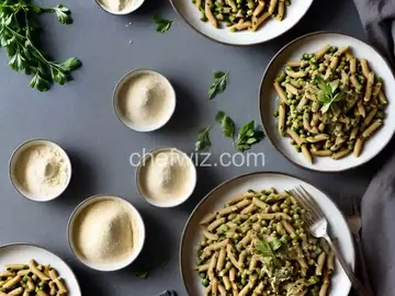 Herbed Fava Beans With Pasta