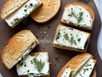 Herbed Goat Cheese Sandwiches
