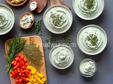Herbed Goat Cheese Sauce for Crudites