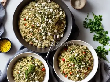 Herbed Orzo with Feta