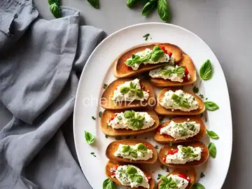 Herbed Ricotta Bruschettas