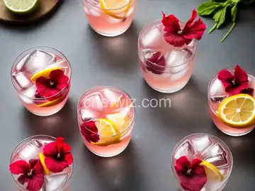 Hibiscus Gin-and-Tonic