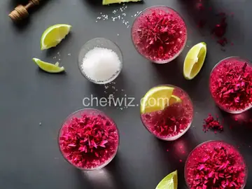 Hibiscus–Tequila Sparkler