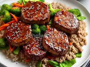 Hoisin Ginger Sesame Pork Chops
