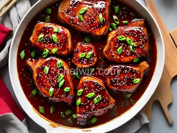 Hoisin-Glazed Pork Chops