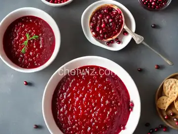 Holiday Cranberry-Pomegranate Sauce