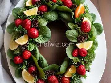 Holiday Salad Wreath