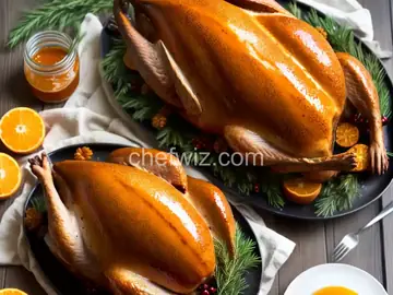 Holiday Turkey with Honey Orange Glaze