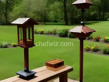 Homemade Bird Food and Bird Feeder
