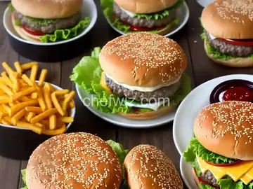 Homemade Burger King Whopper-Style Cheeseburgers