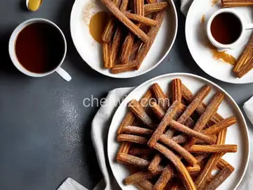 Homemade Churros with Cardamom and Chocolate