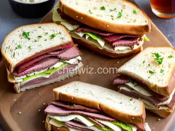 Homemade Classic Pastrami Sandwiches