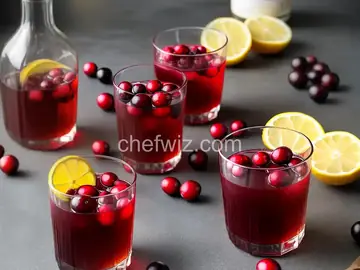 Homemade Cranberry Liqueur