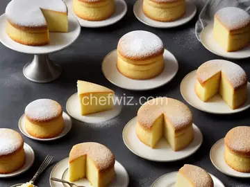 Homemade Cream Filled Individual Sponge Cakes