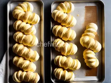 Homemade Cream Horns