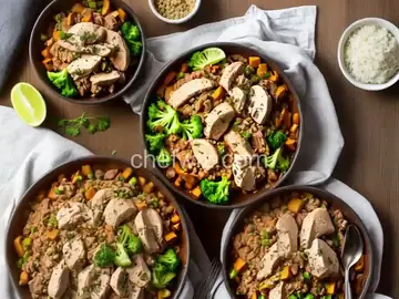 Homemade Dog Food with Chicken