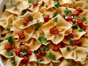 Homemade Farfalle