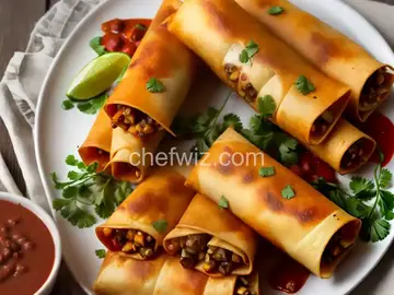 Homemade Flautas de Res