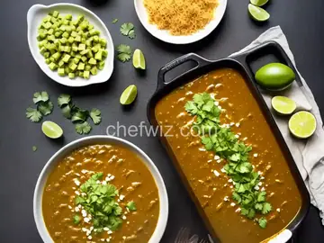 Homemade Green Enchilada Sauce with Tomatillos