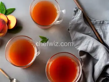Homemade Peach Tea