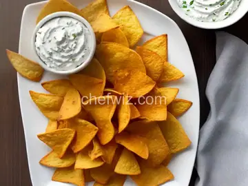 Homemade Sour Cream and Onion Chips