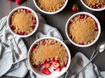 Homemade Strawberry Crumble