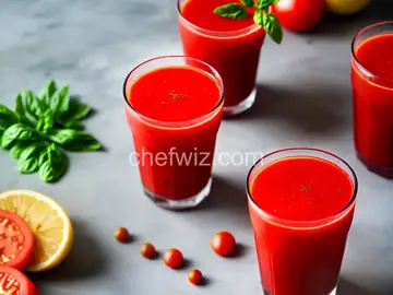 Homemade Tomato Juice Cocktail