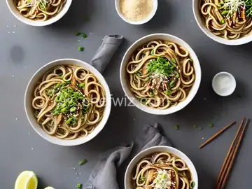 Homemade Udon Noodles