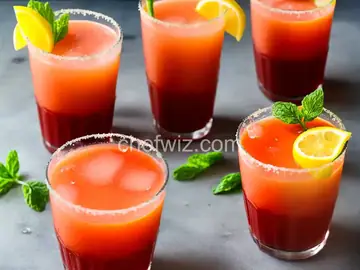 Homemade Vegetable Juice Cocktail