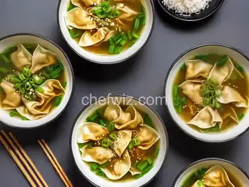Homemade Wonton Soup Recipe