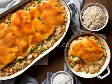 Homey Chicken and Rice Casserole