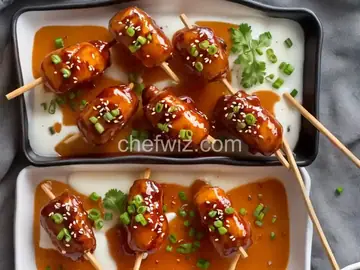 Honey Bourbon Chicken Pops
