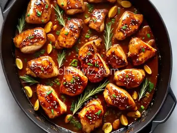 Honey Garlic Chicken with Rosemary