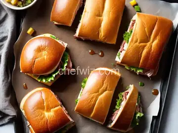 Honey Glazed Ham Sandwiches