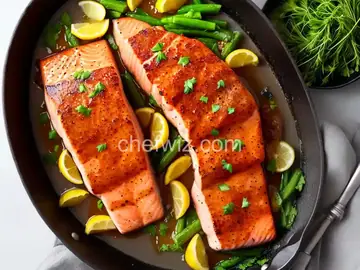Honey Mustard Glazed Salmon Fillets