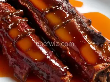 Honey-Orange Bison Back Ribs