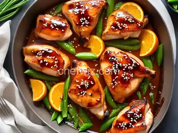 Honey Orange Glazed Chicken