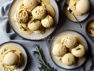 Honey-Rosemary Ice Cream