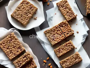 Honey-Sweetened Almond Chocolate Chip Granola Bars