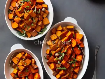 Honey and Rosemary Sweet Potatoes