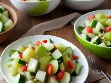 Honeydew and Cucumber Salad