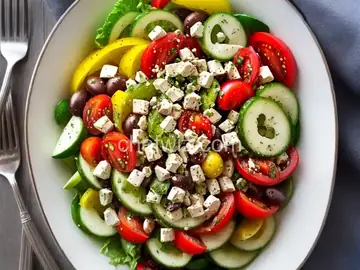 Horiatiki (Greek Salad) Recipe