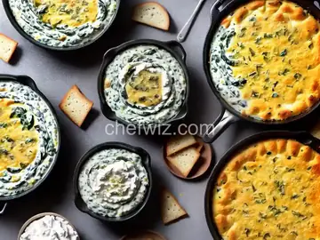 Hot Asiago and Spinach Dip